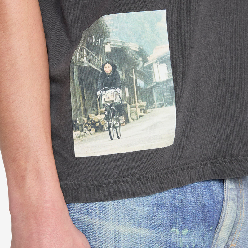 Joy of Cycling T-Shirt Vintage Black Tees
