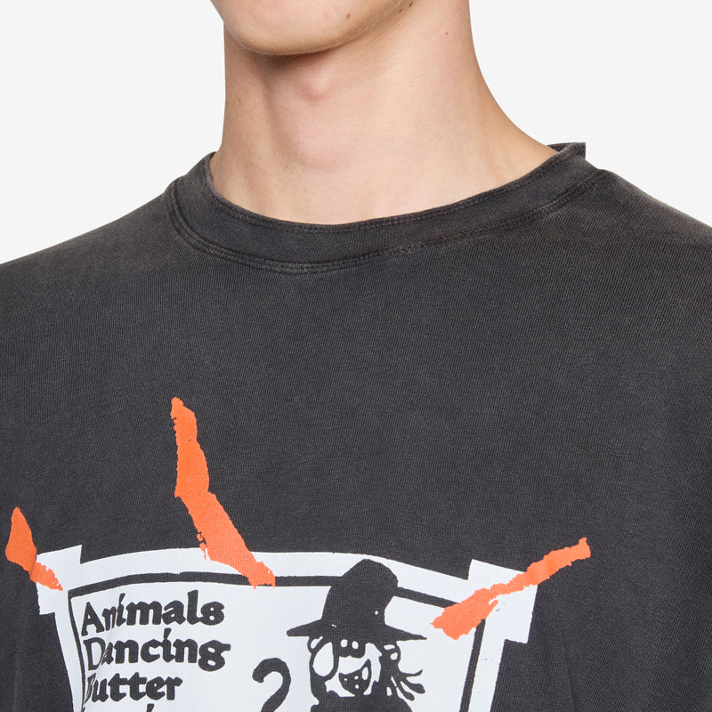 Love International T-Shirt Vintage Black Tees