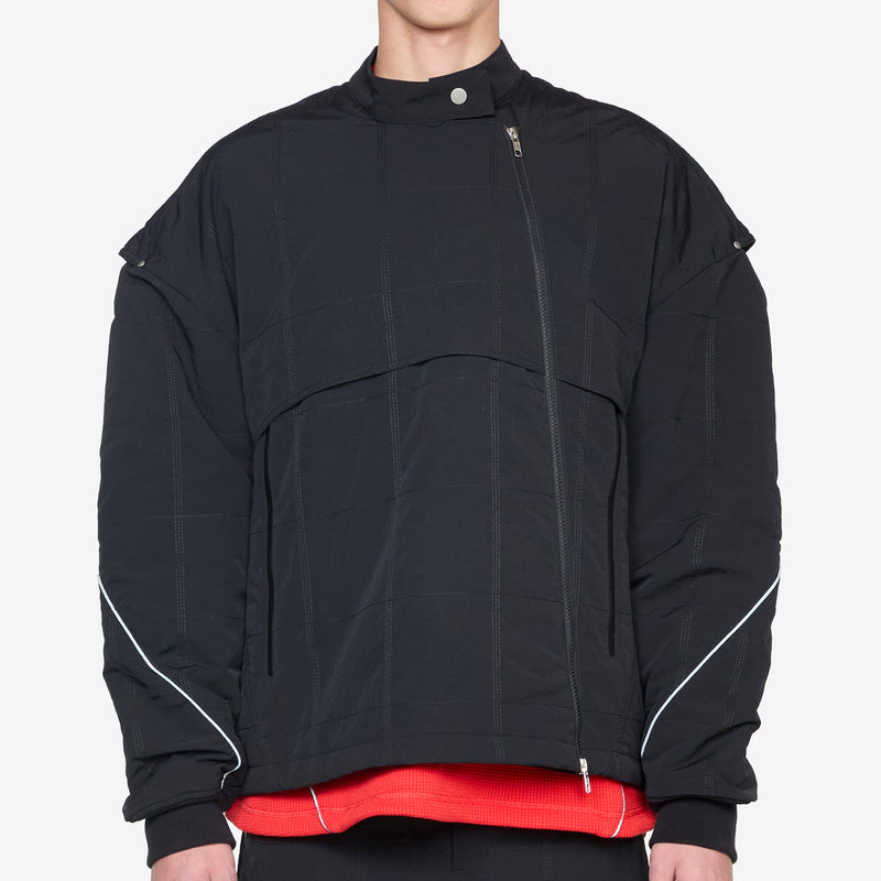 Motor Ave Racer Jacket Black Jackets