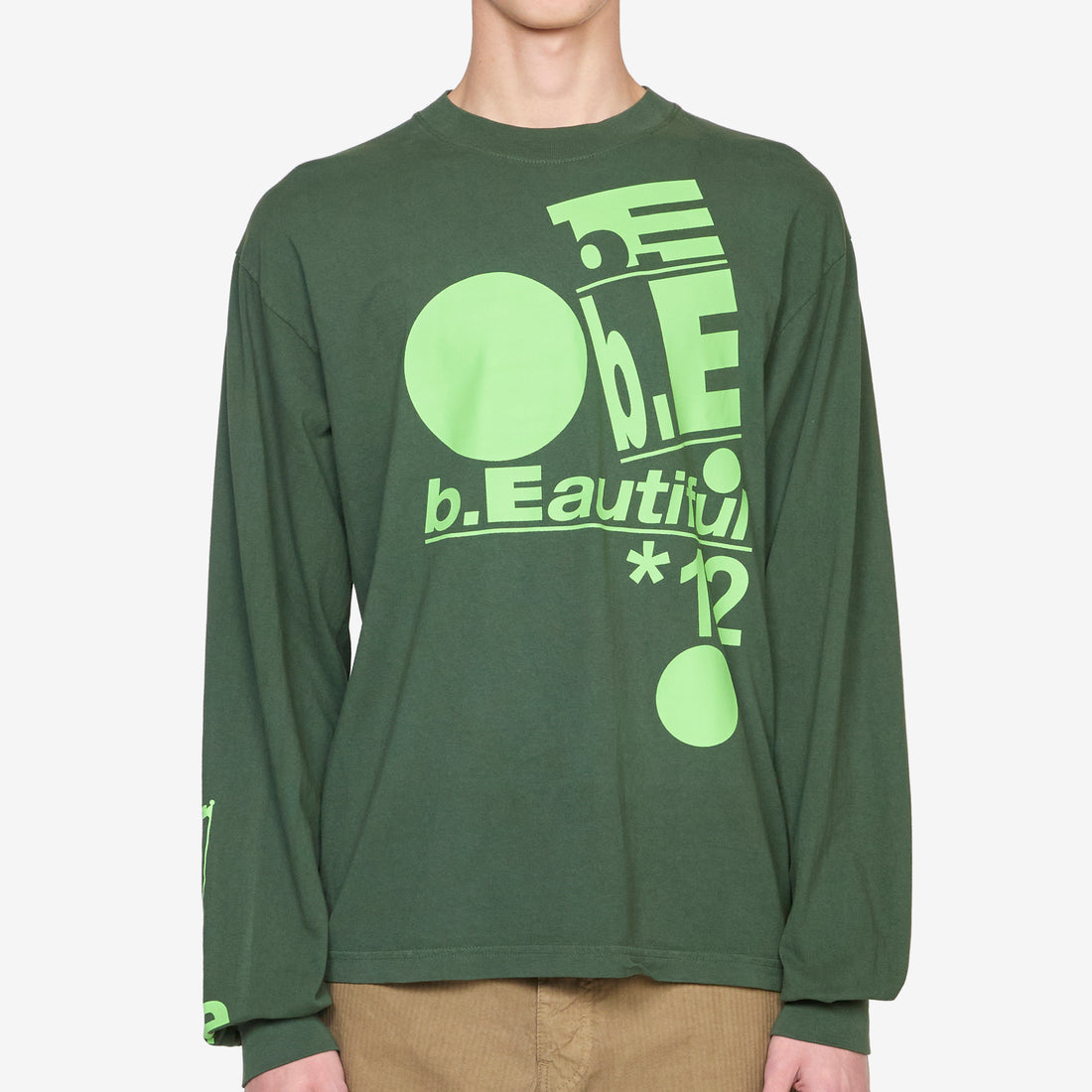 Balance Logo Longsleeve T-Shirt Green Tees