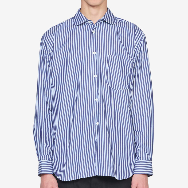 Forever Rounded Collar Shirt Stripe 3 Shirts