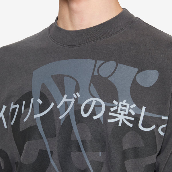 Joy of Cycling T-Shirt Vintage Black Tees