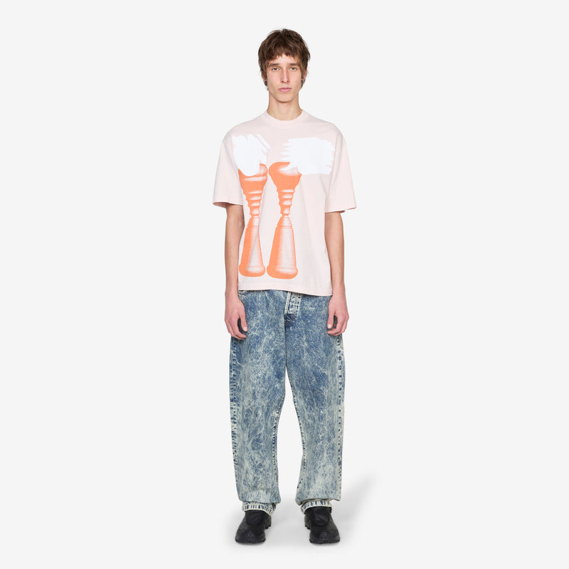 Kenichi Kuromaru Ice Cream T-Shirt Light Pink Tees