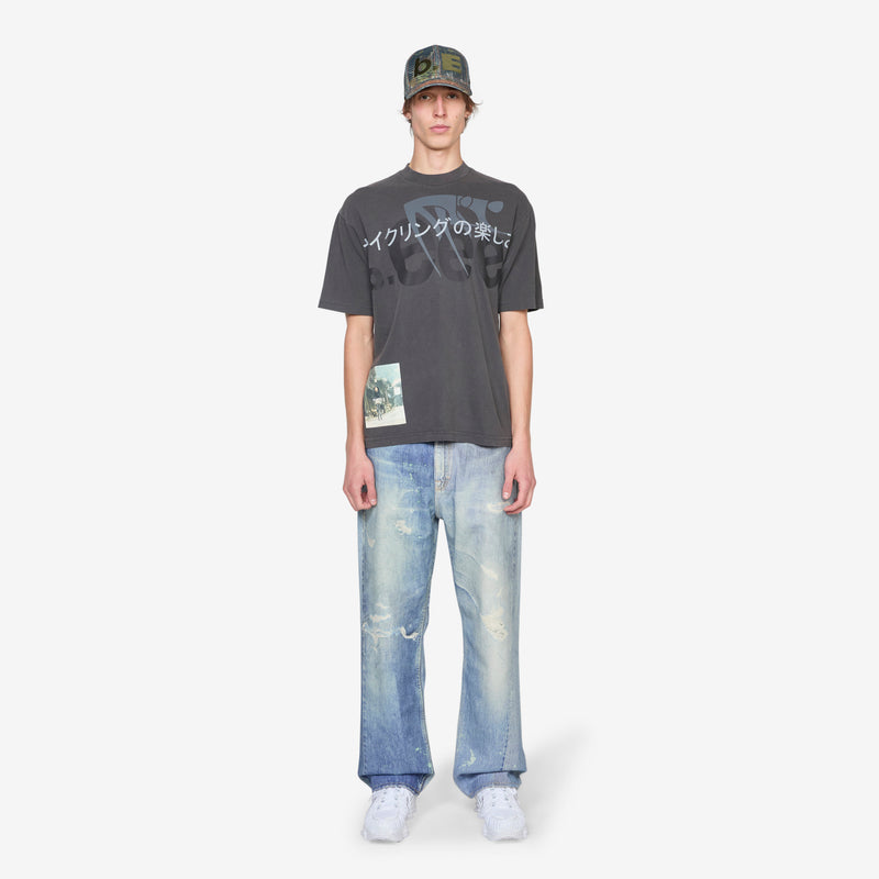 Joy of Cycling T-Shirt Vintage Black Tees