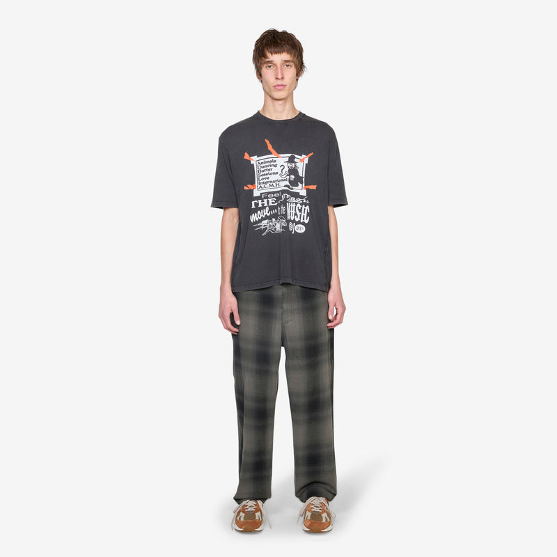 Love International T-Shirt Vintage Black Tees