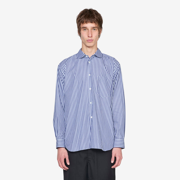 Forever Rounded Collar Shirt Stripe 3 Shirts