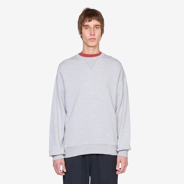 Nike Wool Classics Crew Matte Silver | Heather Jumpers