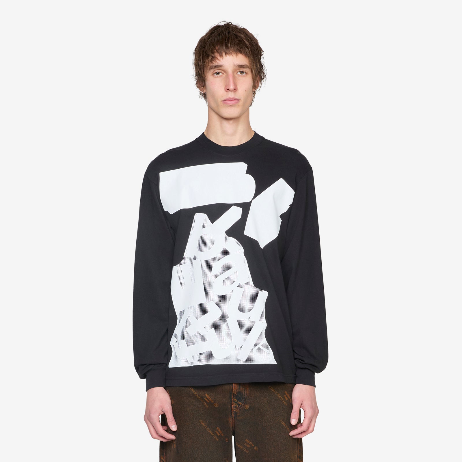 みっちゃん　LONGSLEEVE T-SHIRT ネイビー LONG SLEEVE T-SHIRT / BALCK【L】/ MISAMO『HAUTE COUTURE