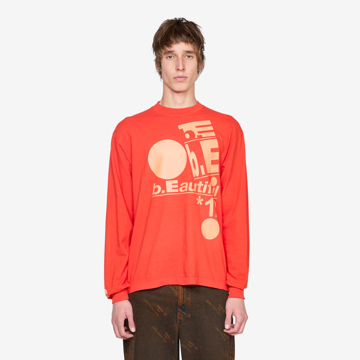Balance Logo Longsleeve T-Shirt Tomato Front