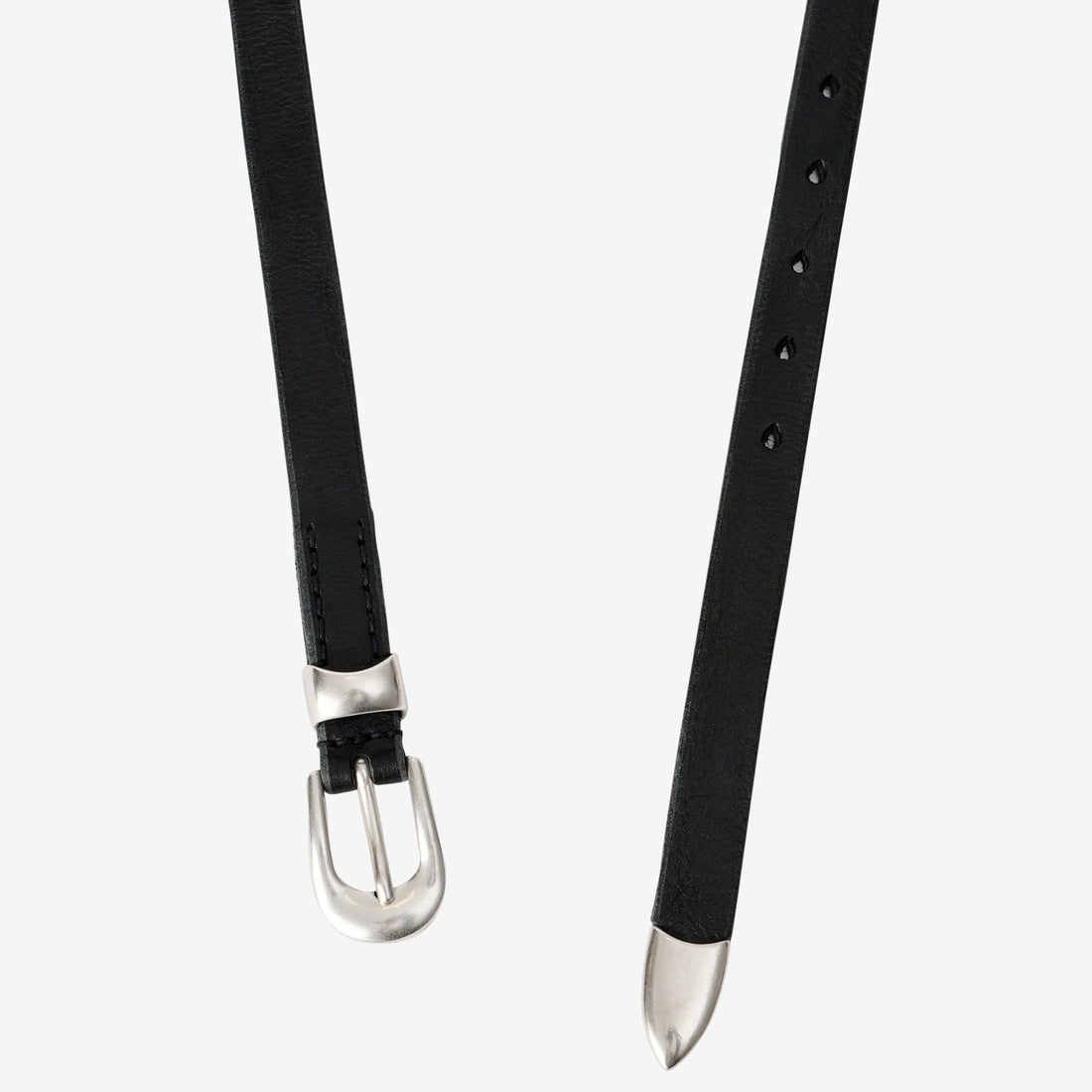 2cm Belt Black Leather Accessories