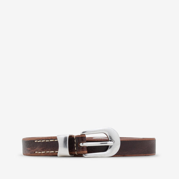 2cm Belt Brown Leather Accessories