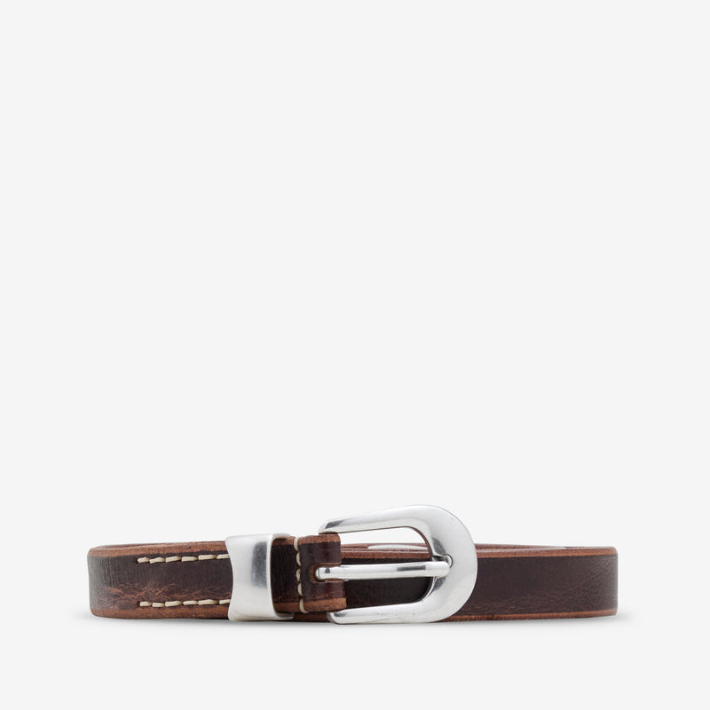 2cm Belt Brown Leather Accessories