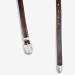 2cm Belt Brown Leather