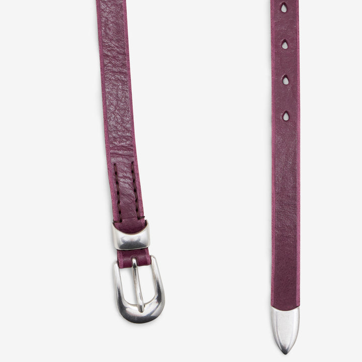 2cm Belt Shadow Berry Leather