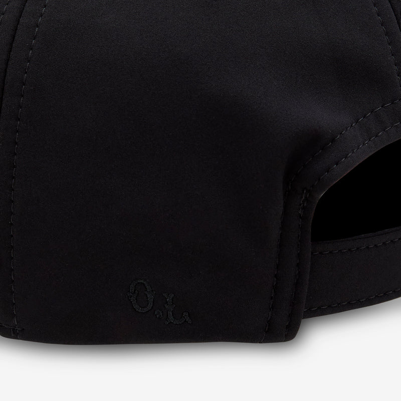 Ballcap Pitch Black Muted Scuba Headwear