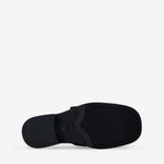 Camion Mule Black Leather