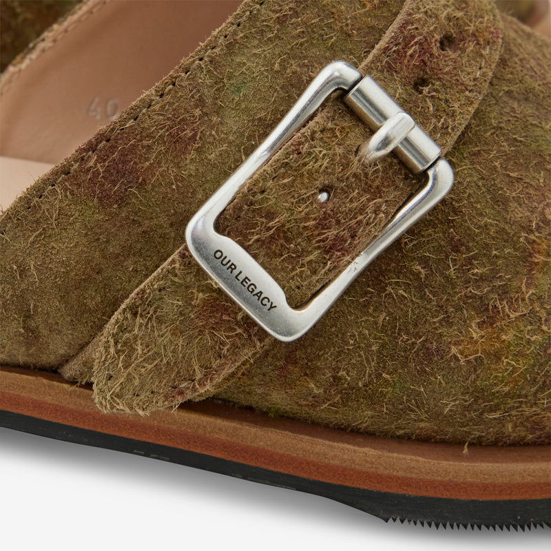 Camion Mule Petal Dance Rough Suede Footwear