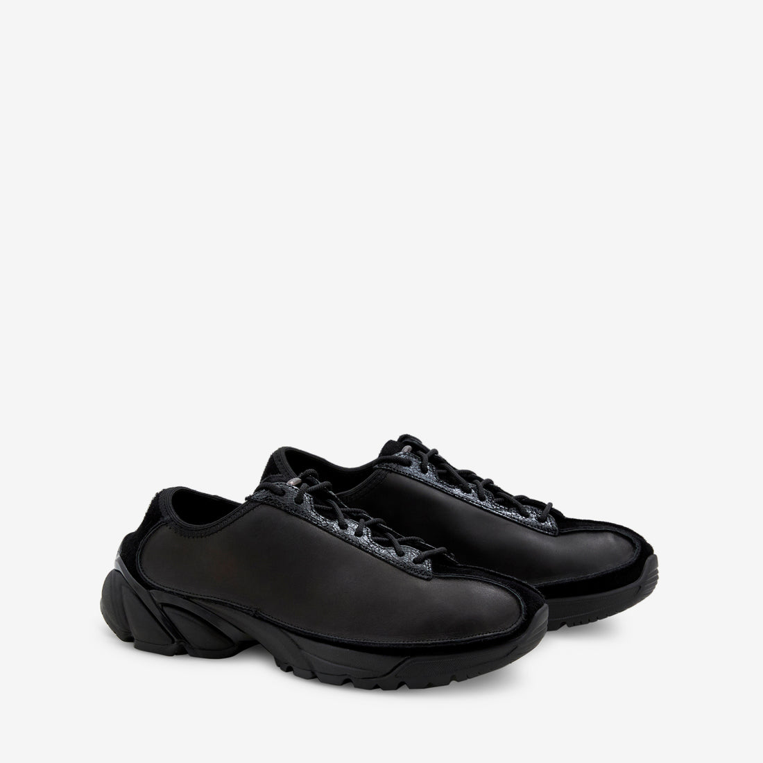 Klove Black Leather Footwear