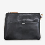 Supporter Organizer True Dye Black Leather