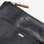 Supporter Organizer True Dye Black Leather