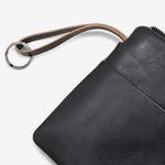 Supporter Organizer True Dye Black Leather