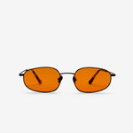 Otto Matte Black | Orange Solid Lens