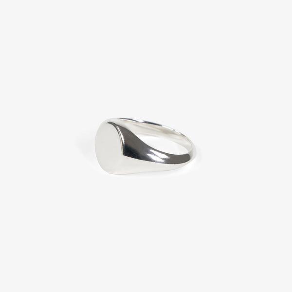 Oval Signet Silver