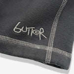 Overlock Stitch Fleece Shorts Washed Black