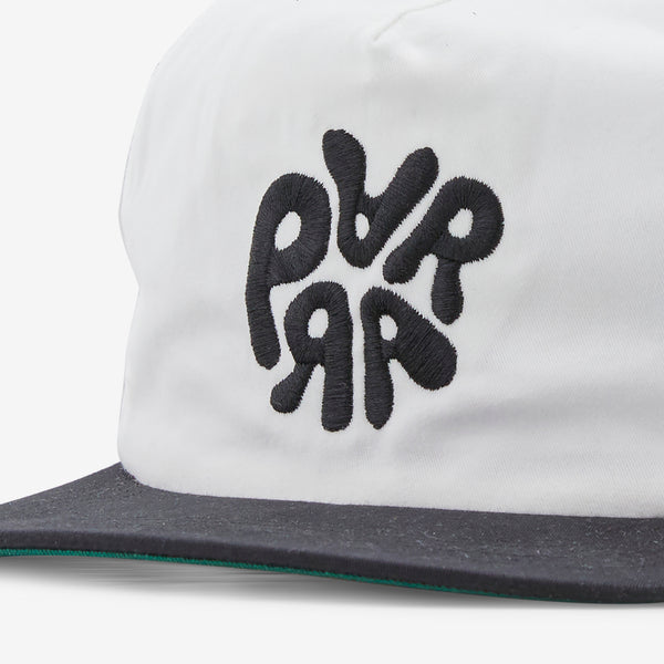 1976 Logo 5 Panel Hat White