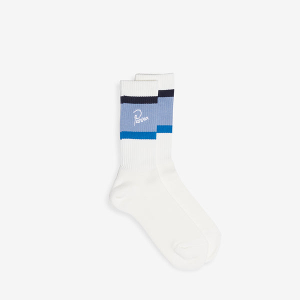 Classic Logo Crew Socks White