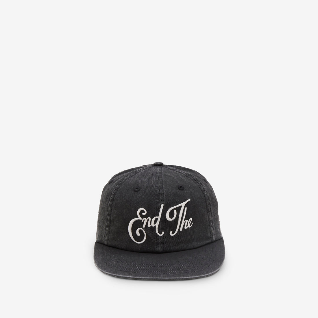 End The 6 Panel Hat Black Headwear