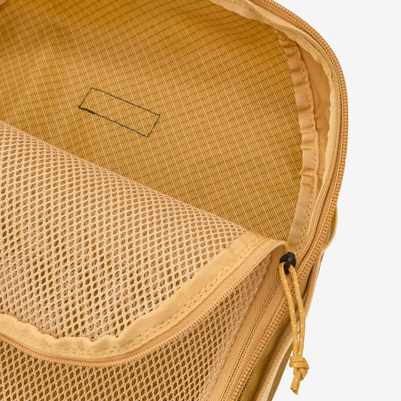 Black Hole Cube 14L Pufferfish Gold | Beeswax Tan Bags