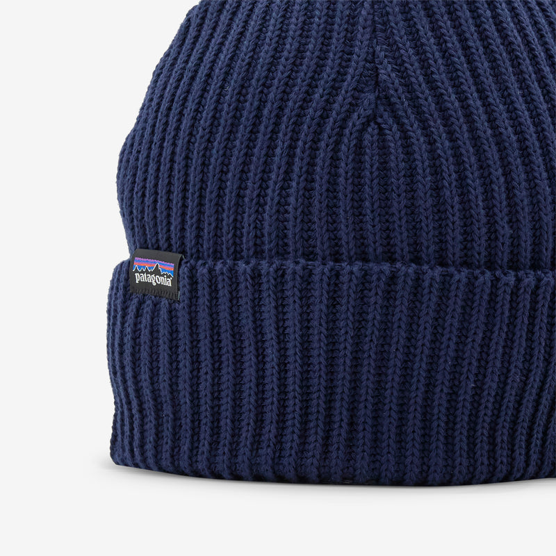 Fishermans Rolled Beanie Navy Blue Headwear