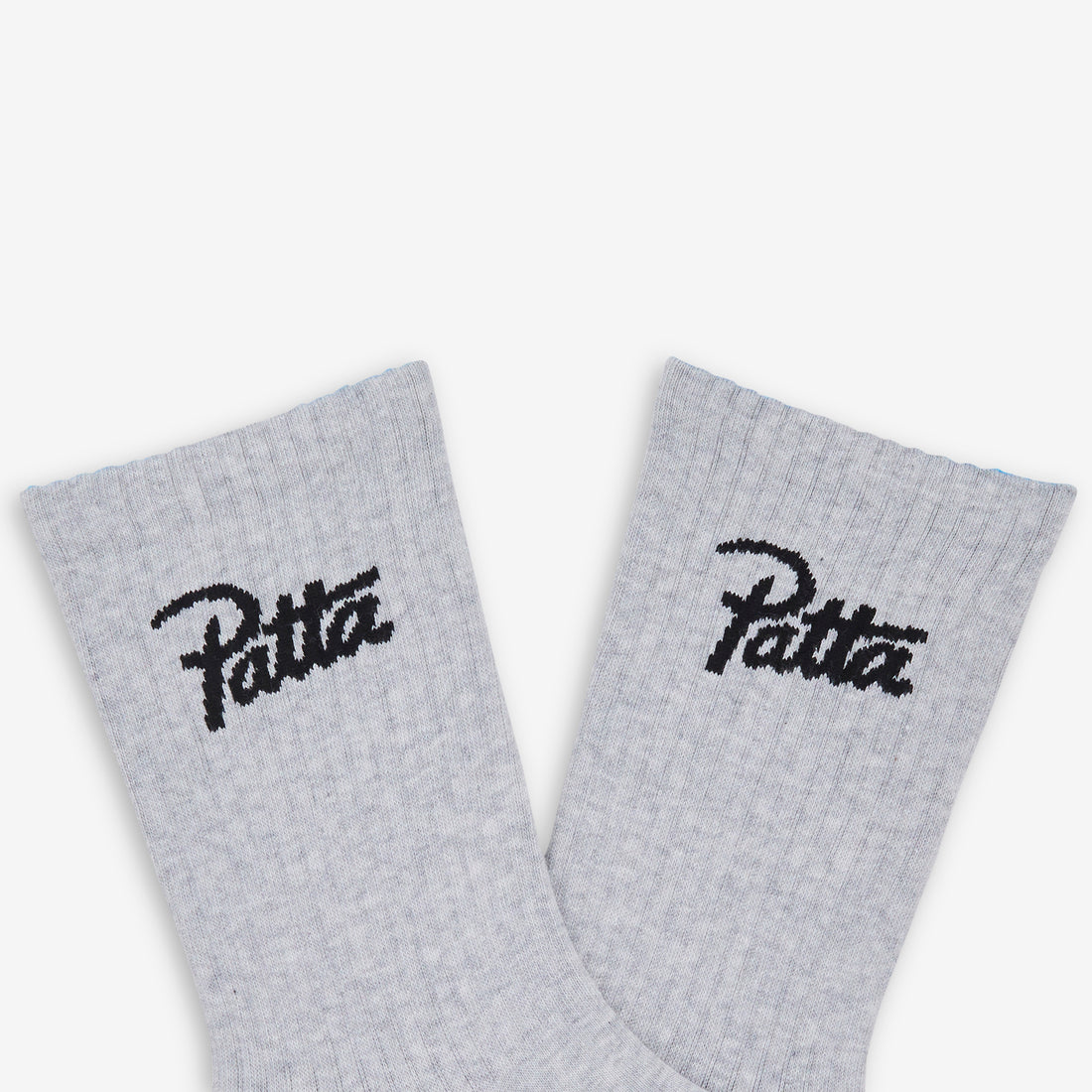 Script Logo Sports Sock Melange Grey Accessories