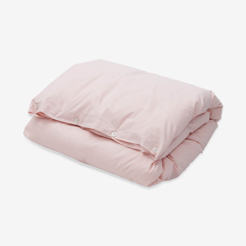 Percale Duvet Cover Petal Pink