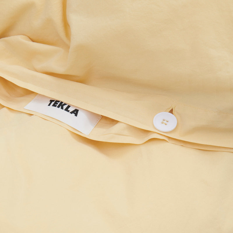Percale Duvet Cover Shaded Yellow
