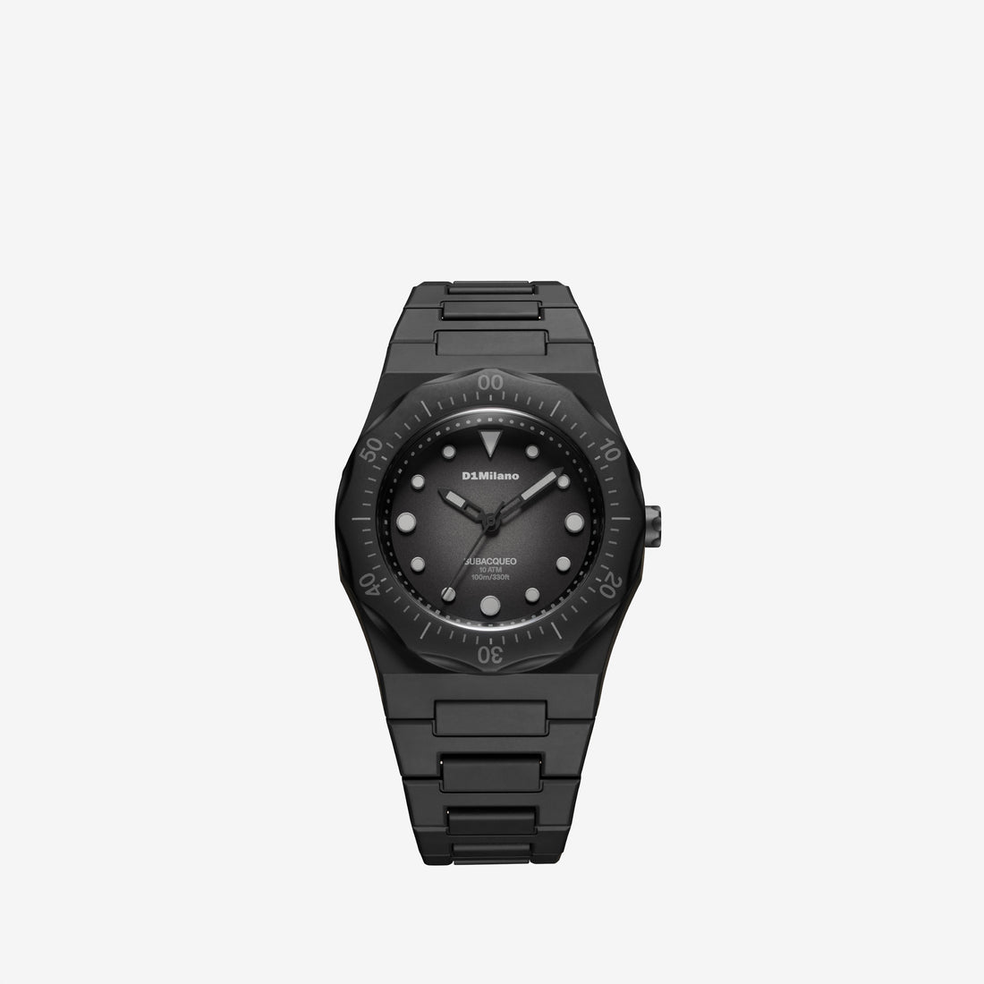 Polydiver 40.5mm Carbon Diver Jewellery