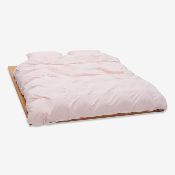 Percale Fitted Sheet Petal Pink