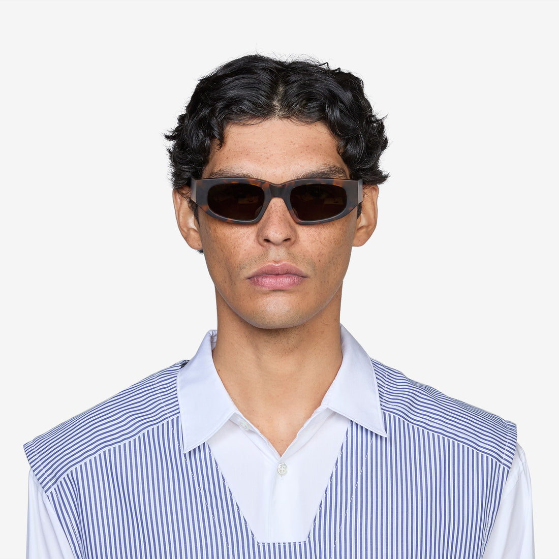 Eclipse Matte Havana | Green Solid Lens Eyewear