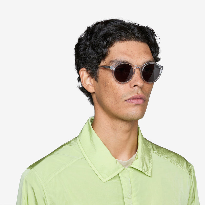 Barstow Crystal | Grey Solid Lens Eyewear