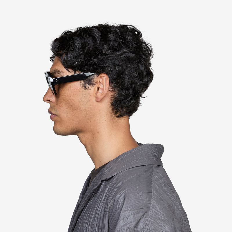 Kaia Black | Gradient Grey Lens Eyewear