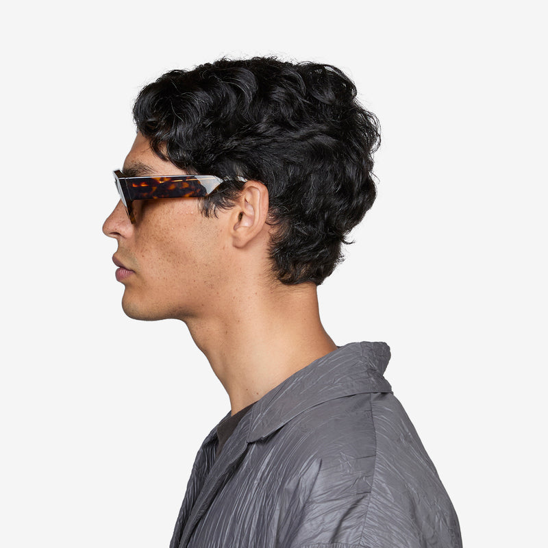 Polly Havana | Green Solid Lens Eyewear