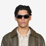 Eclipse Matte Black | Green Solid Lens