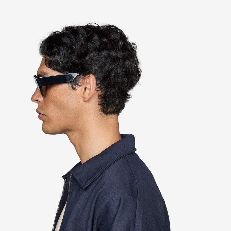 Polly Black | Green Solid Lens Eyewear