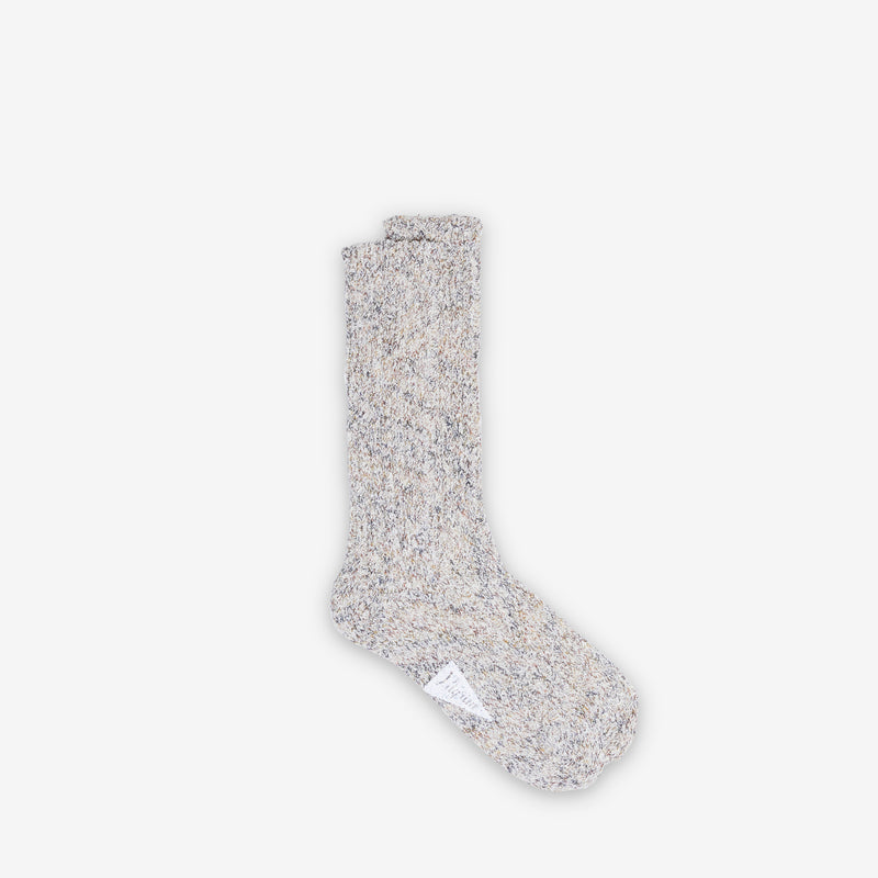 Kasuri Slub Sox Multi Brown