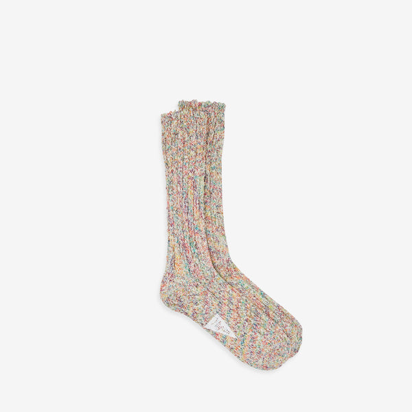 Kasuri Slub Socks Rainbow