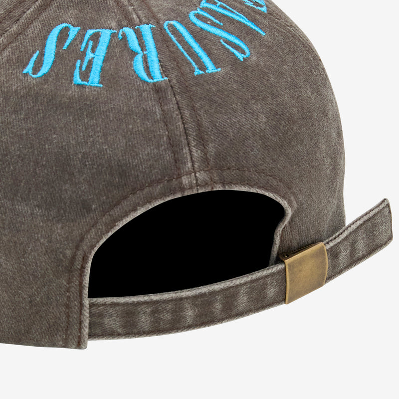 Onyx Crown Washed Cap Brown | Blue Headwear