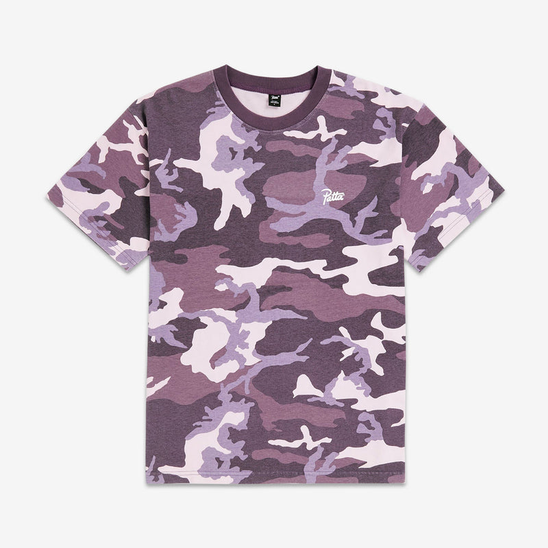Basic Woodland Camo T-Shirt Navy Cosmos Tees