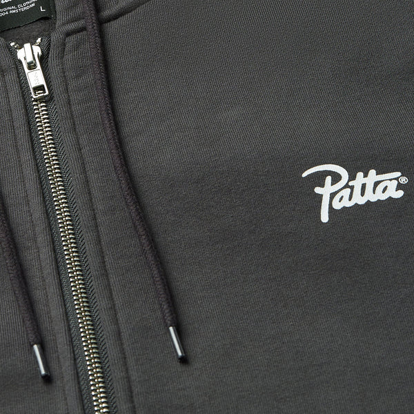 Classic Zip-Up Hooded Sweater Forged Iron Jumpers