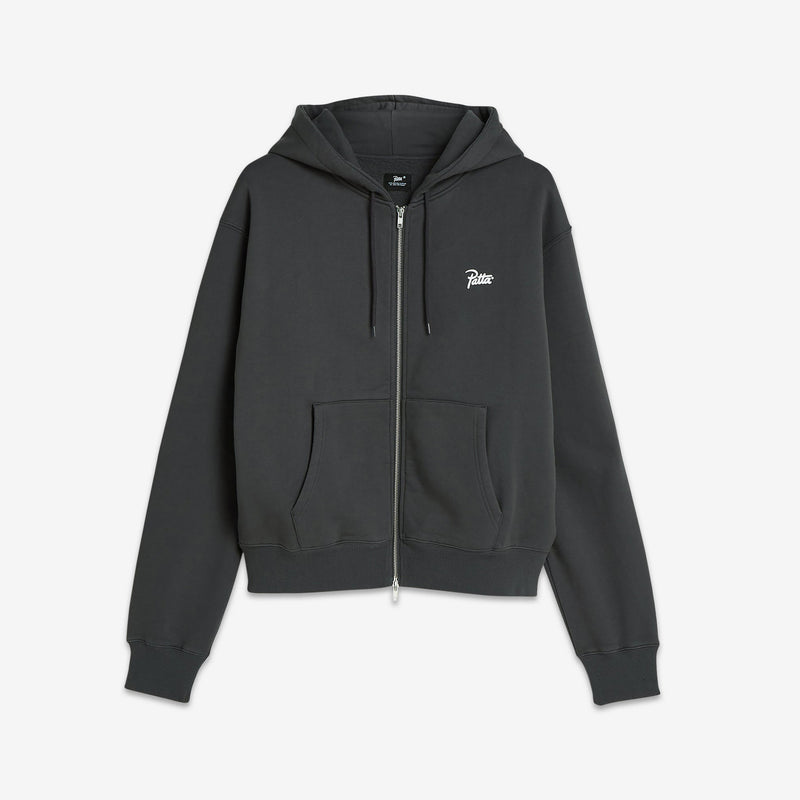Classic Zip-Up Hooded Sweater Forged Iron Jumpers